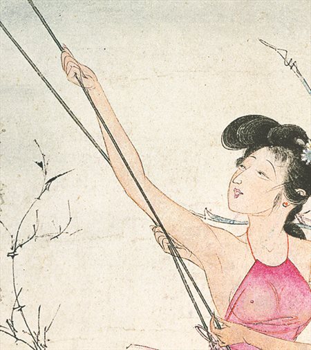 叠彩-胡也佛的仕女画和最知名的金瓶梅秘戏图